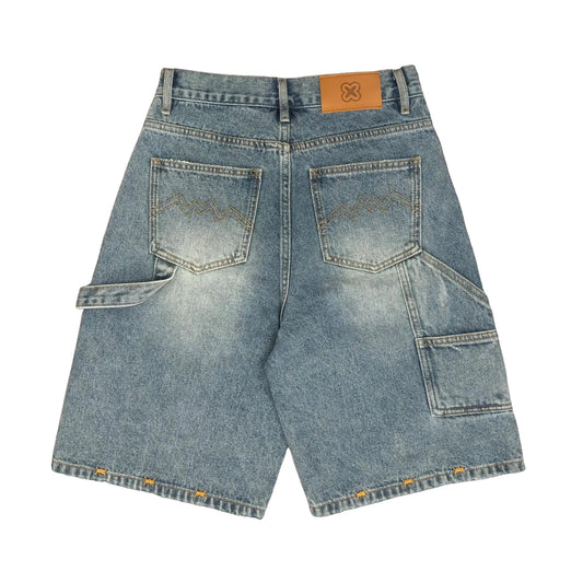 WIRED DENIM SHORTS - BACK